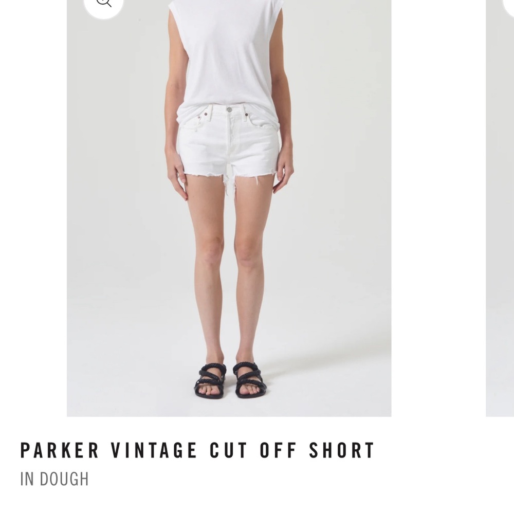 AGOLDE PARKER VINTAGE CUTOFF SHORT - SIZE 28